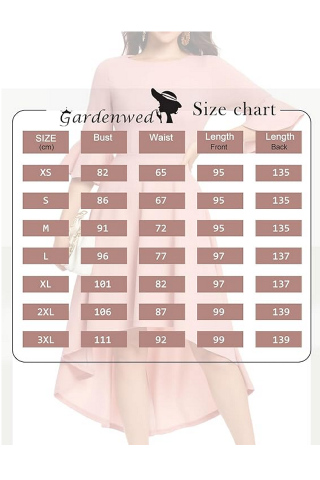 Rochie Festivă Damă cu Mâneci 3/4 Evazate Tip Clopot, Decolteu Rotund, Gardenwed, bej, marime XL [3]