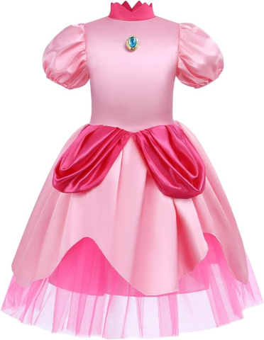 rochie-printesa-peach-fete-satin-roz-coroana [2]