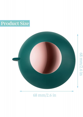 Rola din Silicon pentru Scame – Reutilizabilă, Lavabilă, Compactă, cu Husă de Protecție – Verde Închis [1]
