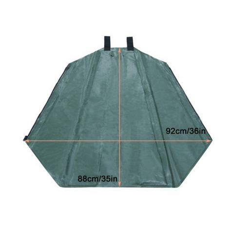 Sac irigare copaci, automat, debit reglabil, capacitate mare de 75 l, PVC, fermoar [4]