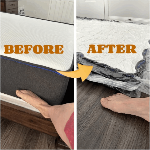 Sac vid pentru saltele ORKKOOL,  depozitare compacta, pentru saltele de 140/160 x 200 cm [3]