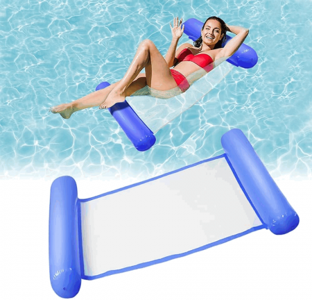Sport & Travel - Saltea gonflabila pentru piscină 130 x 95 cm, albastru