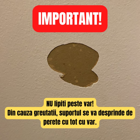 Set 10 Cuie cu Adeziv pentru fixare tablouri si rafturi, Fara gauri in pereti, 6x6 cm [4]