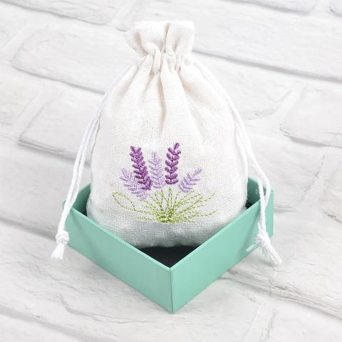 Set 10 saculeti bumbac cu snur reutilizabili – pentru lavanda, bomboane sau bijuterii [2]