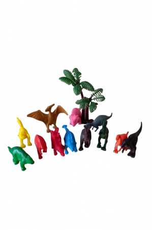 Jucării & Jocuri - Set 12 figurine dinozauri, Dinosaur Era,  4-5 cm