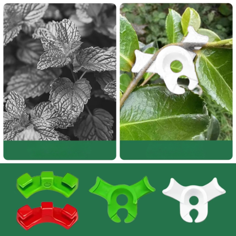 Set 120 cleme de indoire pentru plante 90 grade antrenament stres redus sustinere tulpini [4]