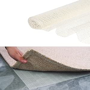 Casă, Grădină & Bricolaj - Set 2 Covorașe Antiderapante Lusee 50x80 cm, PVC Decupabil, Protecție Antialunecare pentru Covor, Sertare, Rafturi și Tăvi, Crem