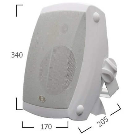 Set 2 difuzoare pasive, Boxxline BASK-6 TW, Putere maxima 100W, culoare alb [4]
