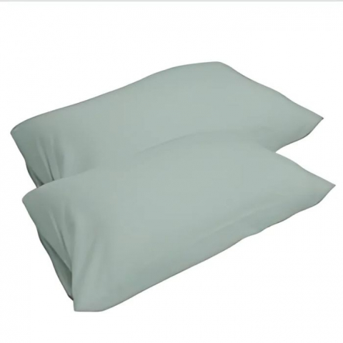Casă, Grădină & Bricolaj - Set 2 Fete de Perna, Emma Essentials, Microfibra, Verde Deschis, 65x65 cm