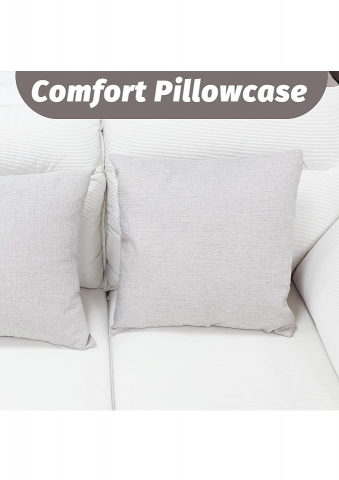 Set 2 fete de perne decorative, culoare gri, 45 x 45 cm, DIVINA VITAE - BJ8J [5]