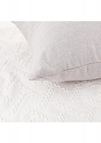 Set 2 fete de perne decorative, culoare gri, 45 x 45 cm, DIVINA VITAE - BJ8J [4]