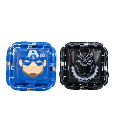 Set 2 figurine de lupta Battle Cubes Avengers, Captain America vs Black Panther [1]