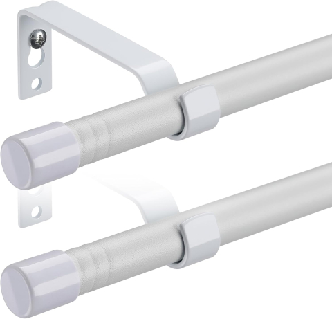 Casă, Grădină & Bricolaj - set-2-galerii-perdea-harrms-alb-mat-16mm-76-224cm