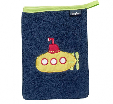 Set 2 piese Prosop bumbac, Submarine, albastru, Playshoes, 75 x 75 cm [1]