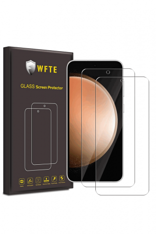 Huse, Folii & Accesorii Telefoane - Set 2 Protecții pentru Ecran Premium din Sticlă securizata pentru Samsung Galaxy S23 FE 5G, WFTE , B3M5