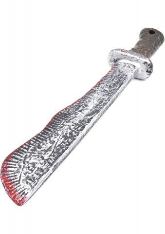 Set 2 Sabii din Plastic,  Accesoriu Halloween, Carnaval, Cosplay, Design Realist, Ușor și Sigur, Zucos, 44 cm [4]