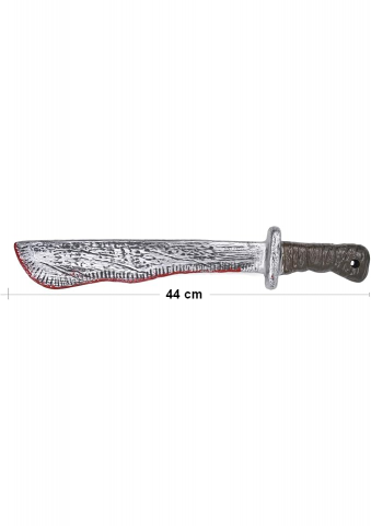 Set 2 Sabii din Plastic,  Accesoriu Halloween, Carnaval, Cosplay, Design Realist, Ușor și Sigur, Zucos, 44 cm [1]