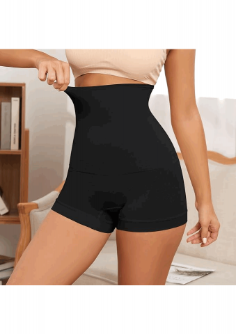 Set 2 Sorturi modelatoare cu talie inailta pentru femei SHEKINI, Negru, XL, IGKN [3]