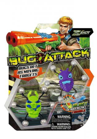 Jucării & Jocuri - Set 2 tinte, X-Shot Bug Attack, multicolor