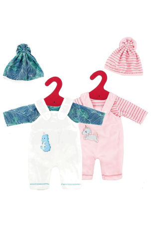 Jucării & Jocuri - Set 2 tinute pentru păpuși de 46 cm, multicolor, VJ5N