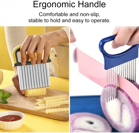 Set 2 ustensile pentru feliat legume, Helweet, 38EBJ [3]