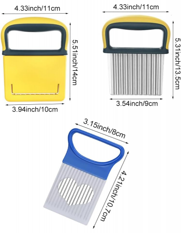 Set 2 ustensile pentru feliat legume, Helweet, 38EBJ [6]