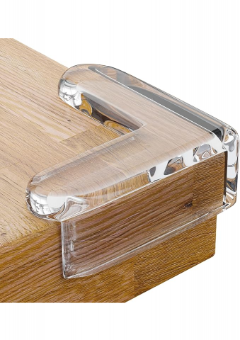 Copii & Bebe - Set 20 Bucăți Protectoare Colțuri Mobilă, Bumpere de Siguranță pentru Copii, Transparente, din PVC de Calitate, Ușor de Aplicat