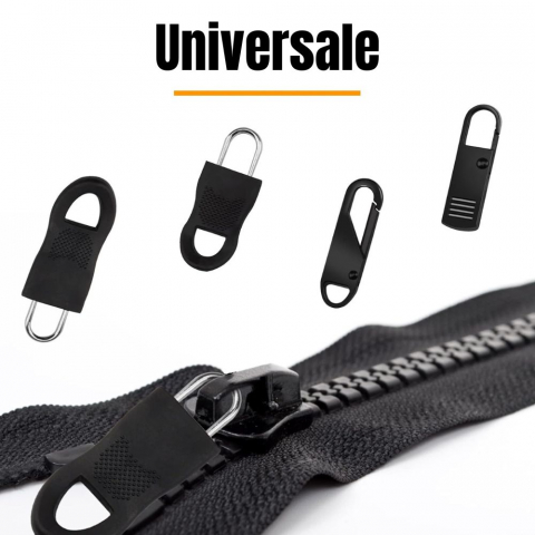 Set 22 Tragatoare Fermoar Durabile pentru Genti, Rucsacuri, Geci, Valize si Bocanci, 5 Stiluri, Negru [2]