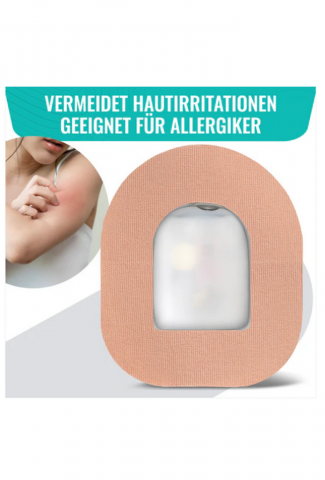 Set 25 plasturi de fixare pentru OmniPod, PATCHINGA, cu senzori pentru pompă de insulină impermeabili și hipoalergenici, roz [2]