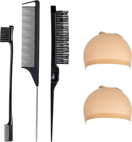 Igienă - set-perii-piepteni-coafat-par-plasa-peruca-negru