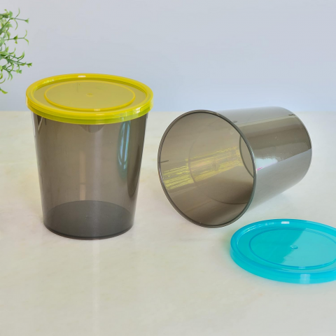 Set 3 Recipiente din Plastic pentru Inghetata Youngever, capacitate 1 l, Refolosibile, Sigure pentru Congelator [2]