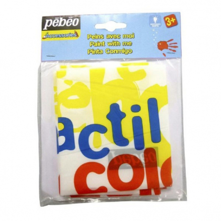 Jucării & Jocuri - Set 3 sorturi de protectie la pictat, din plastic, pentru copii, Pébéo, 3+