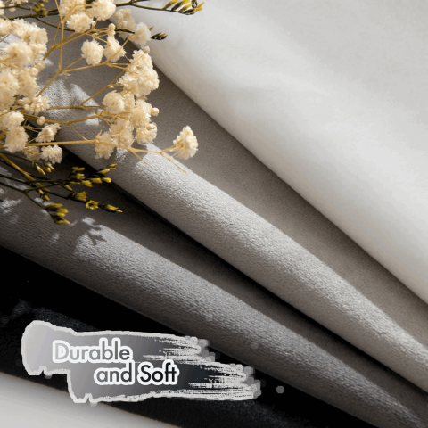 Set 4 fete de perne decorative, Miulee, nuante de gri, 50x30 cm, OWDZ [3]