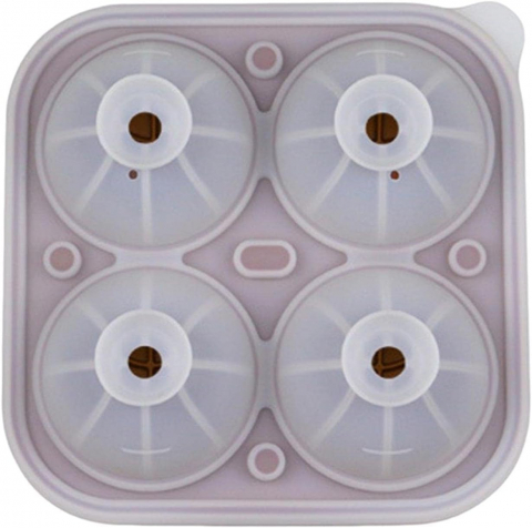 Set 4 Forme Cuburi Gheata 3D Minge Baschet, Koilox, Silicon Maro, BPA-Free, Usor de Umplut si Curatat, Pentru Whisky, Cocktail, Suc, Rezistente la Masina de Spalat Vase [2]