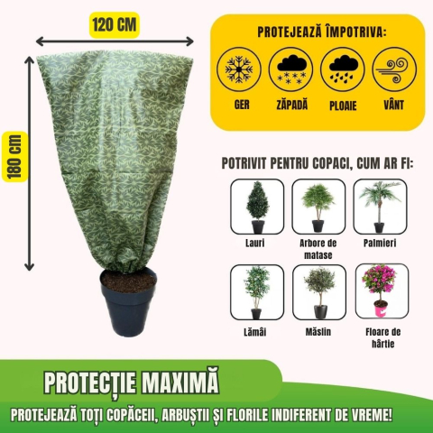 Set 2 huse antiinghet plante 180x120cm 60g/m² – protectie impotriva gerului si inghetului [1]