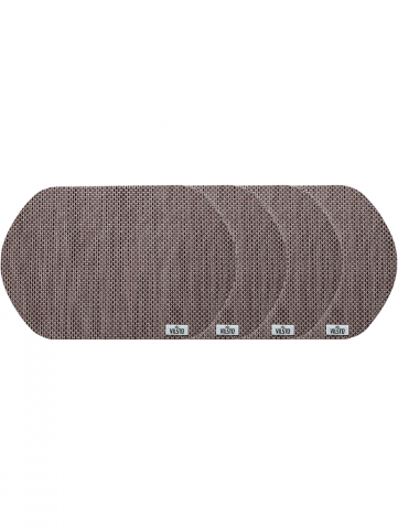 Casă, Grădină & Bricolaj - Set 4 suporturi pentru farfurie, Vilsto, 43x28 cm, PVC/Poliester, Maro