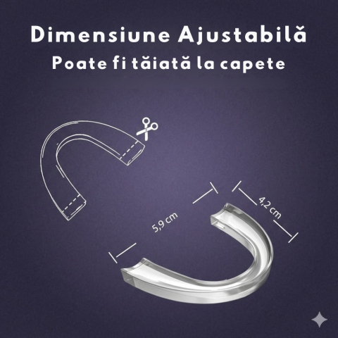 Gutiere anti scrasnit dinti termoformabile set 5 bucati marime mica cu tava de ajustare [1]