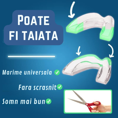 Gutiere anti scrasnit dinti termoformabile set 4 bucati marime mica cu tava de ajustare [1]