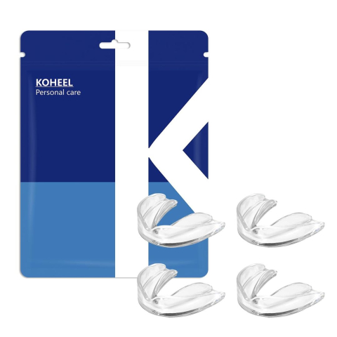 Sănătate - Gutiere anti scrasnit dinti termoformabile set 4 bucati marime mica cu tava de ajustare