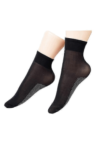 Îmbrăcăminte & Încălțăminte - Set 5 perechi de Șosete Elastice cu Turmalină, negru, marime universala