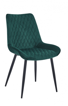 Casă, Grădină & Bricolaj - Set 6 scaune living, Adana Colenis gama lux, catifea/metal, 87x60x43 cm, Verde