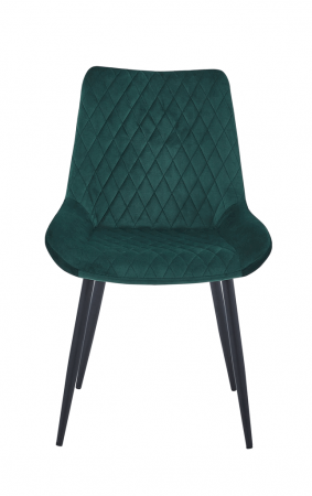 Set 6 scaune living, Adana Colenis gama lux, catifea/metal, 87x60x43 cm, Verde [1]