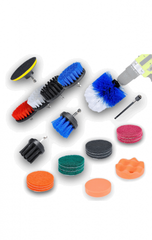 Casă, Grădină & Bricolaj - Set 7 Perii de Curățat Emilio pentru bormasina