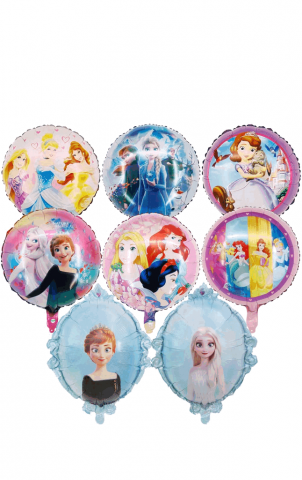 Casă, Grădină & Bricolaj - Set 8 baloane folie, Printese Disney