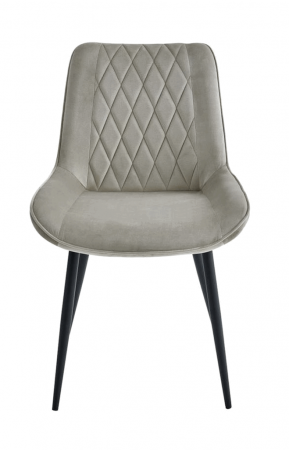 Set 8 scaune living, Adana Colenis gama lux, catifea/metal, 87x60x43 cm, Beige [2]