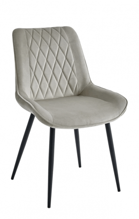 Casă, Grădină & Bricolaj - Set 8 scaune living, Adana Colenis gama lux, catifea/metal, 87x60x43 cm, Beige
