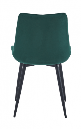Set 8 scaune living, Adana Colenis gama lux, catifea/metal, 87x60x43 cm, Verde [5]