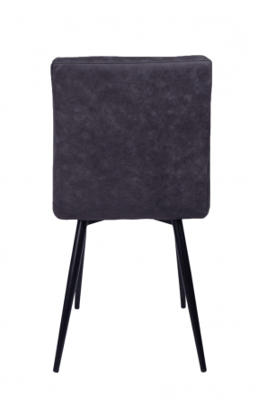Set 8 scaune living, Dani Colenis gama lux, catifea/metal, 84x42x39 cm, Antracit [3]