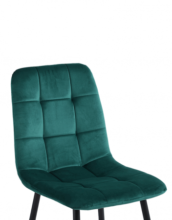 Set 8 scaune living, Ela Colenis gama lux, catifea/metal, 89x44x40 cm, Verde [1]