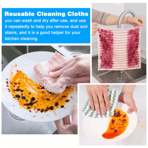 Set 9 lavete din microfibre pentru curățenie, Zocipro [3]